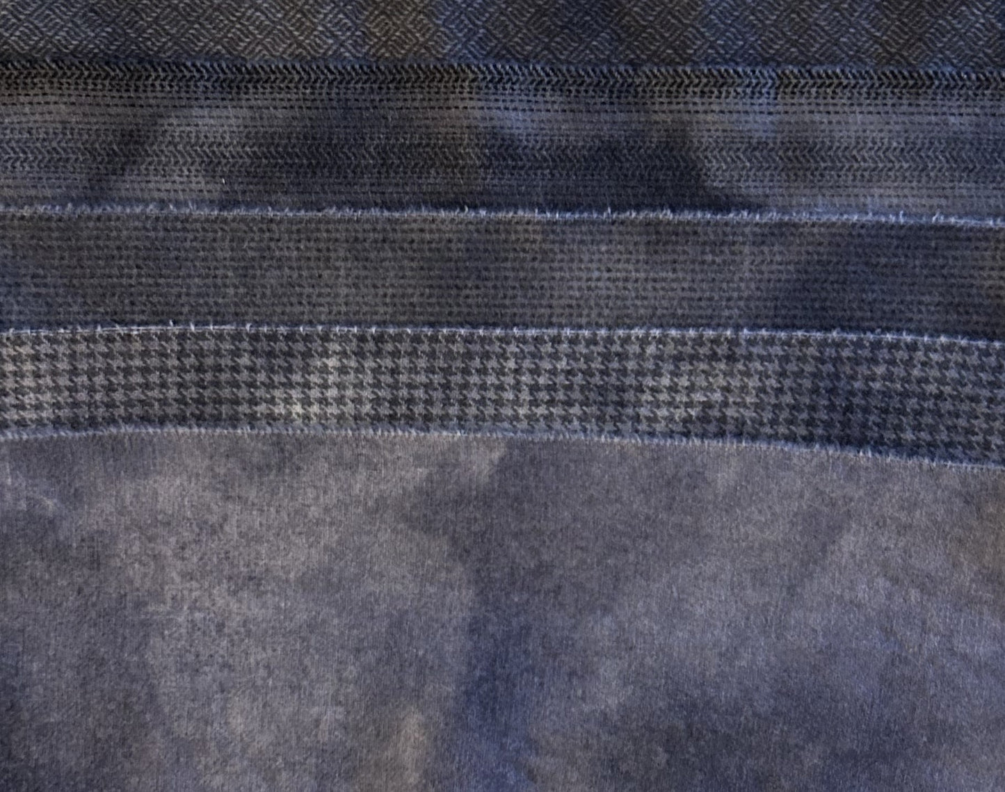 GRANITE Hand Dyed Wool Bundle for Primitive Rug Hooking and Wool Applique