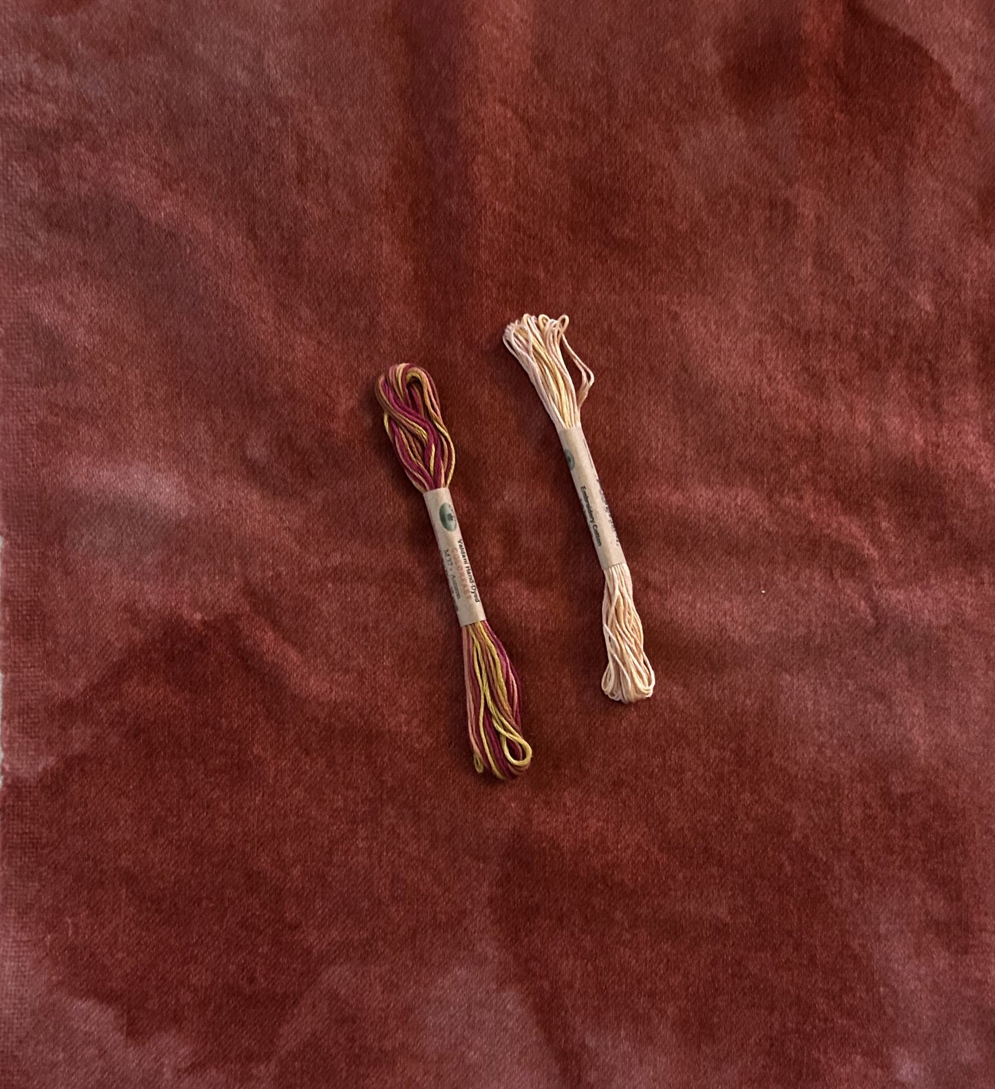 MULBERRY Hand Dyed Fat Eighth and Coordinating Threads