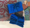 BRILLIANT BLUE Hand Dyed Wool Bundle for Wool Applique and Rug Hooking