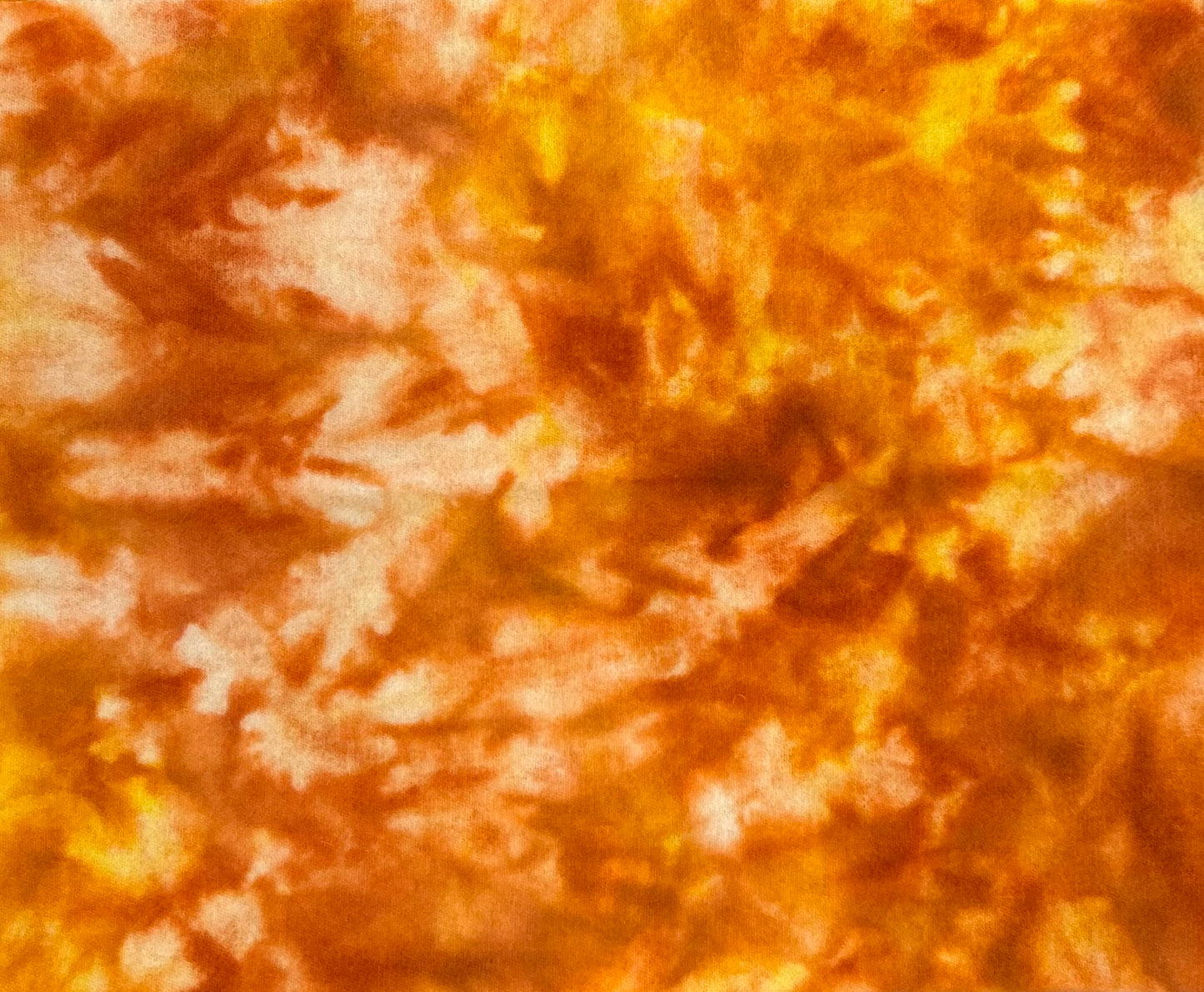 Patty's Pumpkin Spot Hand Dyed Wool Fabric for Wool Applique and Rug Hooking