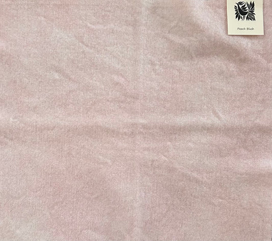 PEACH BLUSH Hand Dyed Wool Fabric for Wool Applique and Rug Hooking