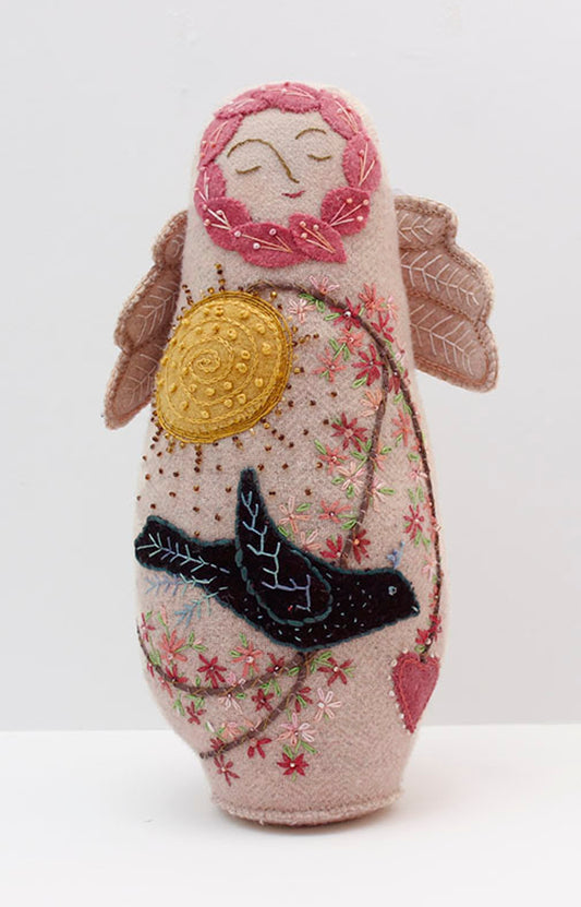 Spring Angel Wool Applique PATTERN