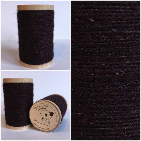 CHOCOLATE BROWN Hand Dyed Felted Wool Fabric for Wool Applique and Rug Hooking