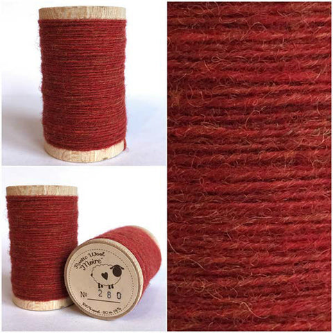 TEABERRY Hand Dyed Felted Wool Fabric for Wool Applique and Rug Hooking