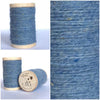 NAUTICAL BLUE Hand Dyed Felted Wool Fabric for Wool Applique and Rug Hooking