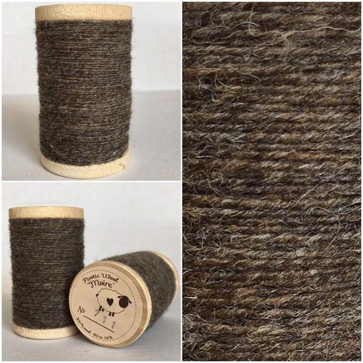 BARK Hand Dyed Wool Fabric for Wool Applique and Rug Hooking