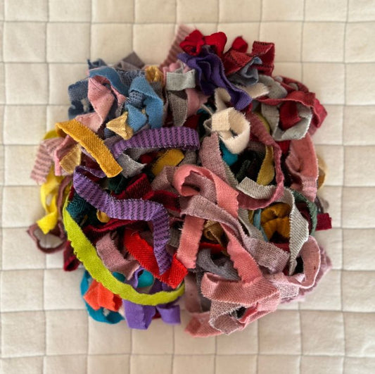 Hand Dyed Wool Selvedges