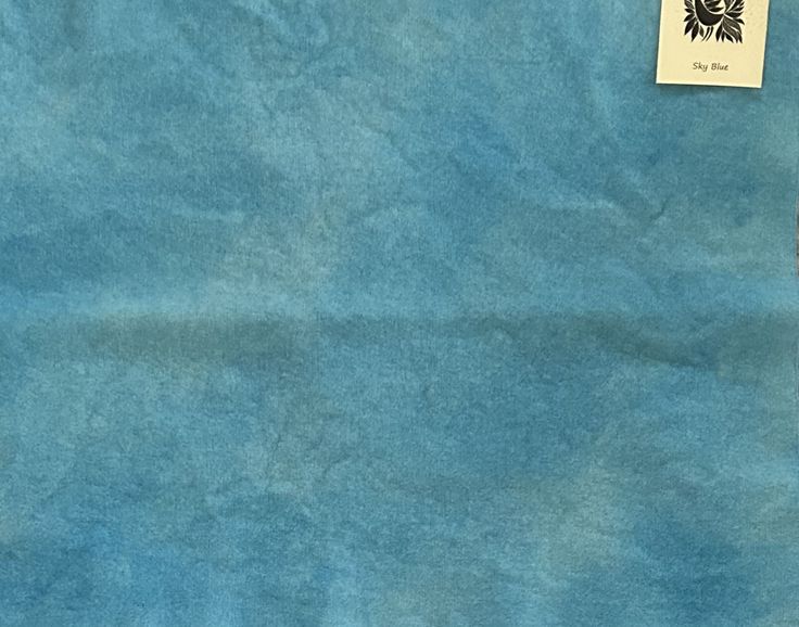 SKY BLUE Hand Dyed Wool Fabric for Wool Applique and Rug Hooking