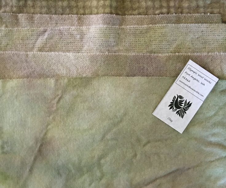 CLAY Hand Dyed Wool Bundle for Primitive Wool Applique and Rug Hooking