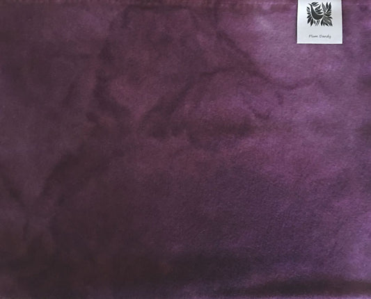 PLUM DANDY Hand Dyed Wool Fabric for Wool Applique and Rug Hooking