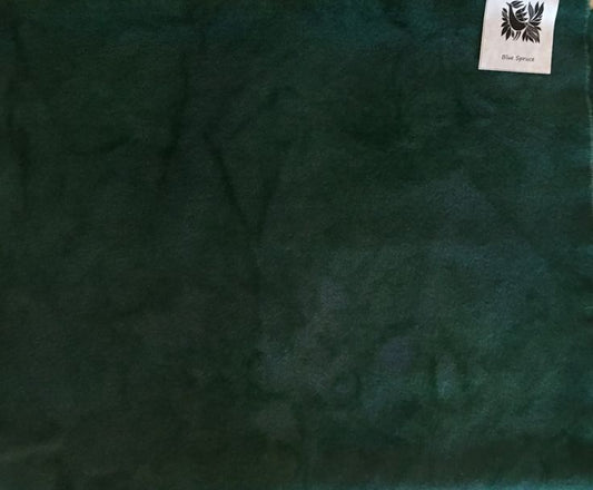 BLUE SPRUCE Hand Dyed Wool Fabric for Wool Applique and Rug Hooking