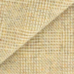 GOLD & Cream Glen Plaid Fat Quarter Yard, Felted Wool Fabric