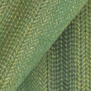 Soft Green Ombre Stripes Fat Quarter Yard, Felted Mill Dyed Wool Fabric