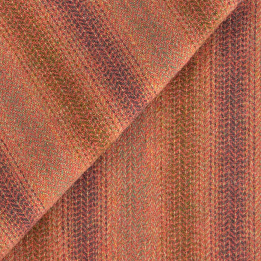 ORANGE Ombre Stripes Fat Quarter Yard, Felted Wool Fabric