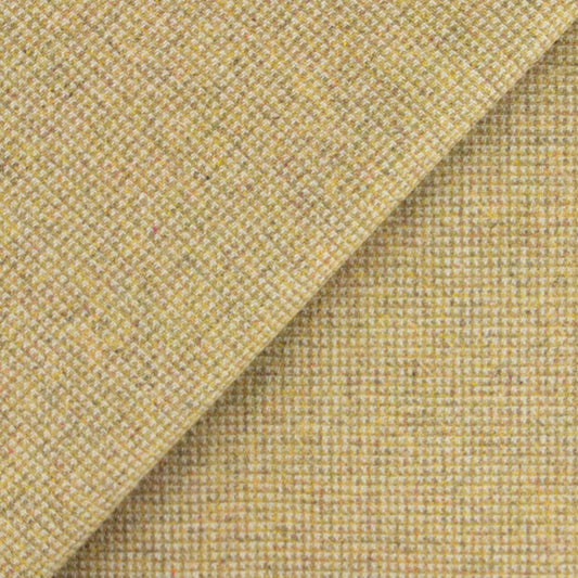 Gold & White Tweed High-Quality Mill Dyed Wool