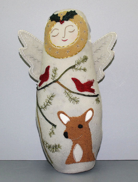 Winter Angel Doll Wool Applique KIT