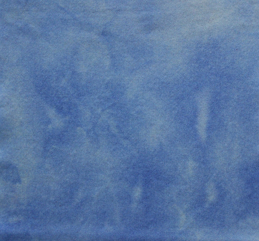 ALPINE BLUE Hand Dyed Wool Fabric for Wool Applique and Rug Hooking