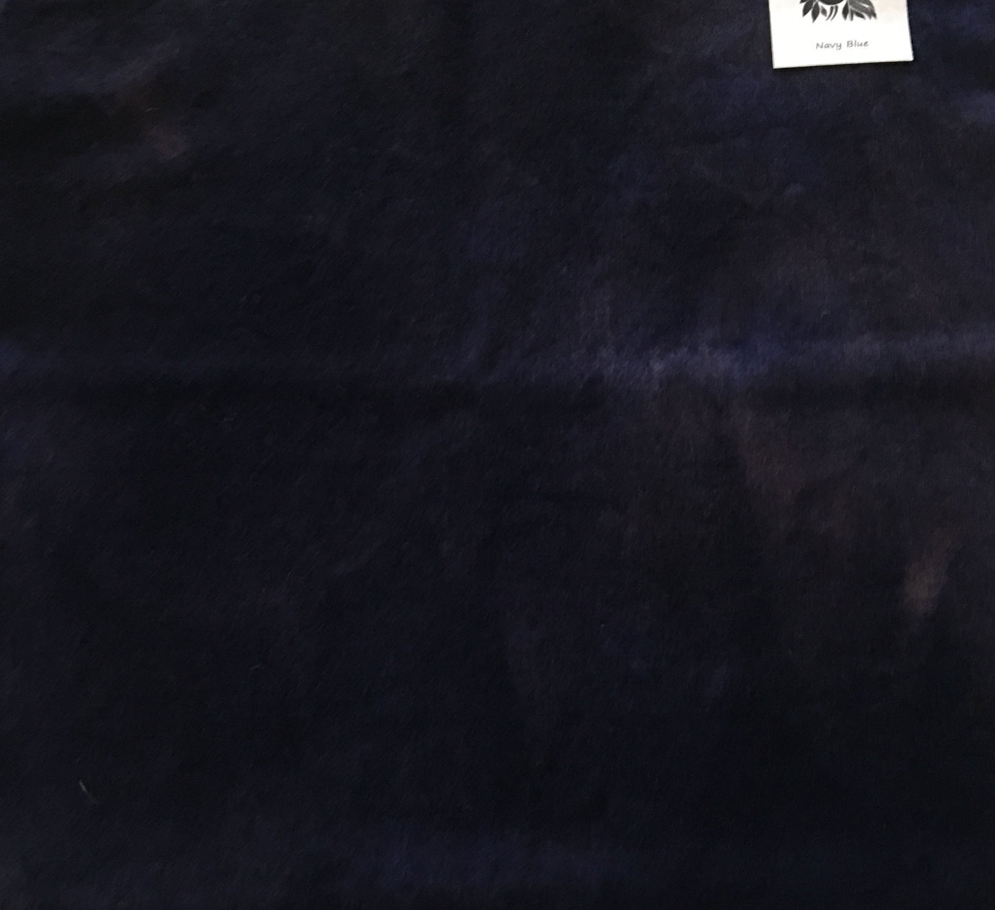 NAVY BLUE Hand Dyed Wool Fabric for Wool Applique and Rug Hooking