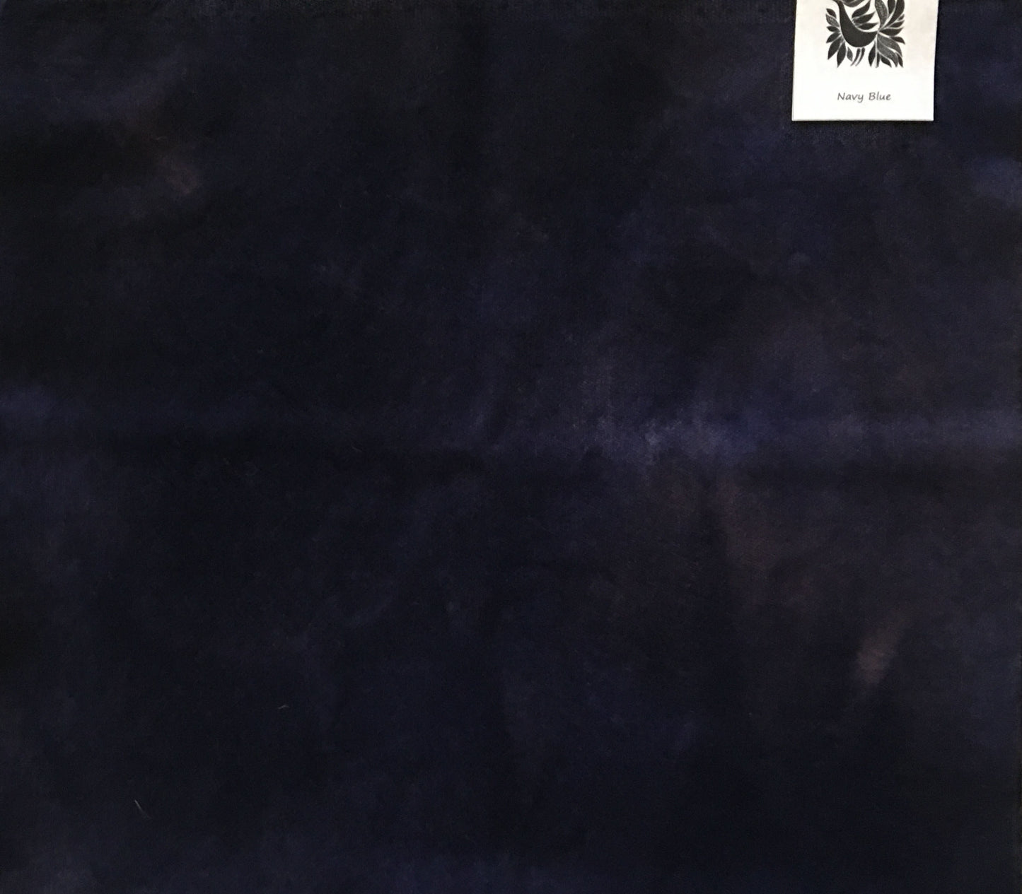 NAVY BLUE Hand Dyed Wool Fabric for Wool Applique and Rug Hooking