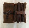 CHESTNUT BROWN Hand Dyed Wool Bundle for Wool Applique and Rug Hooking