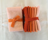 TIGER LILY Six Pack of Hand Dyed Wool Bundle for Rug Hooking & Wool Applique