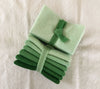 SPRING GREEN Six Pack of Hand Dyed Wool Bundle for Rug Hooking & Wool Applique
