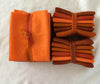 ORANGES Six Pack Hand Dyed Wool Bundle for Rug Hooking & Wool Applique