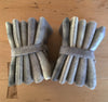 LIGHT CHARCOAL GREY Hand Dyed Wool Bundle for Primitive Rug Hooking and Wool Applique