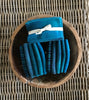 ISLAND BLUE Hand Dyed Wool Bundle for Wool Applique and Rug Hooking