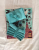 Light TEAL GREEN Hand Dyed Wool Bundle for Wool Applique and Rug Hooking