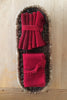 TURKEY RED Hand Dyed Wool Bundle for Wool Applique and Rug Hooking