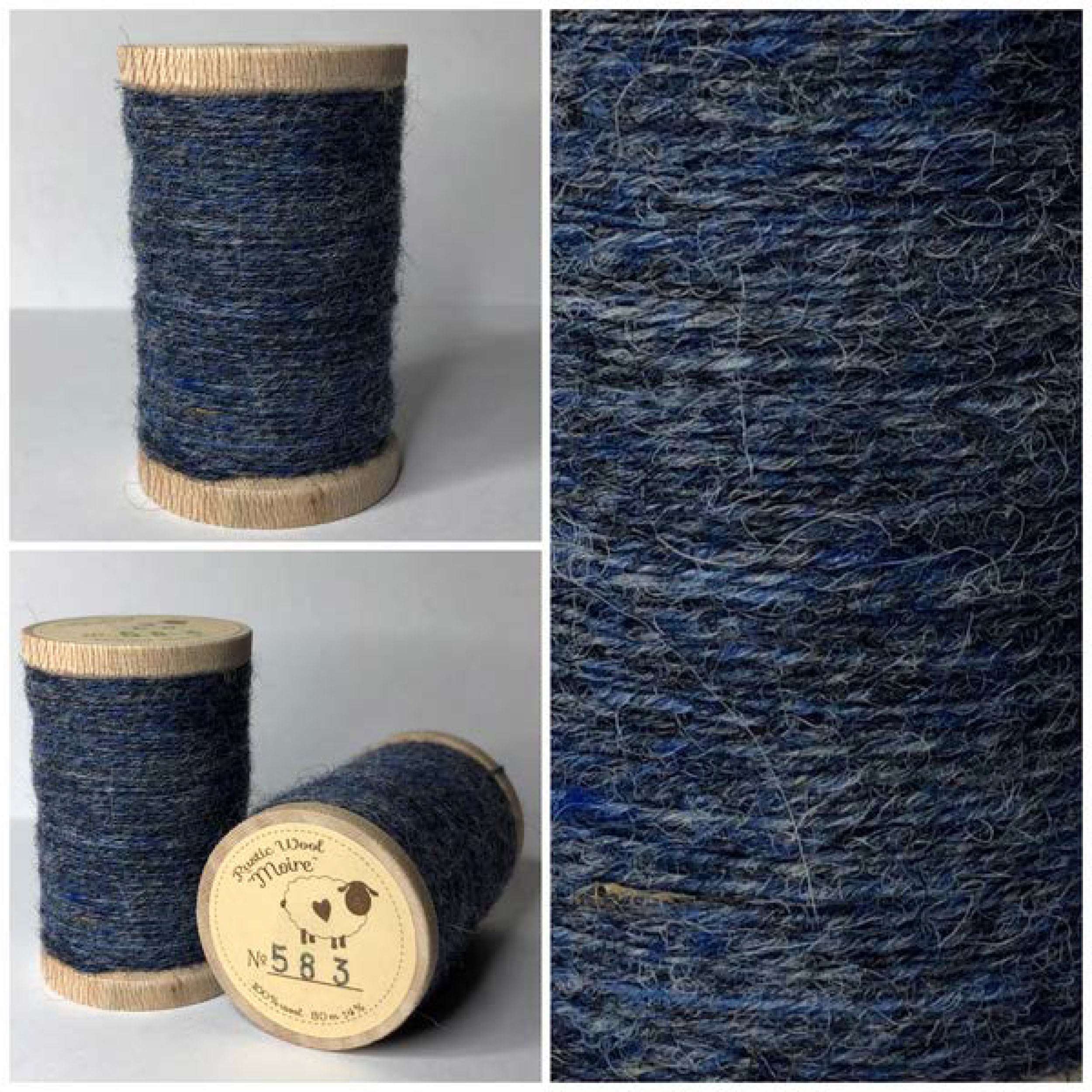 Rustic Moire Wool Thread #583