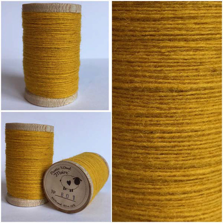 Rustic Moire Wool Thread #801
