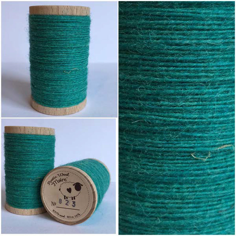 Rustic Moire Wool Thread #823