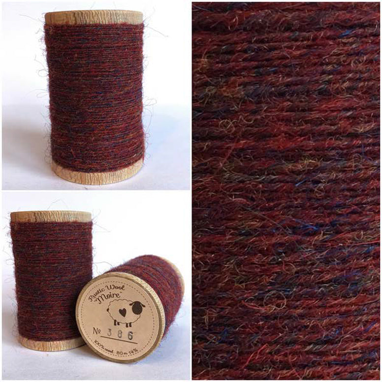 Rustic Moire Wool Thread #386