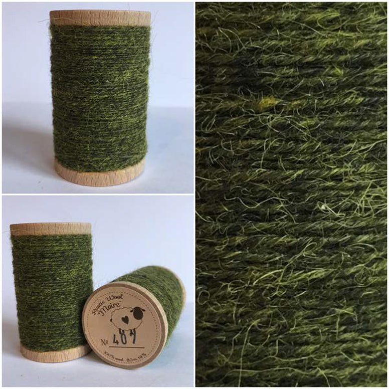Rustic Moire Wool Thread #407