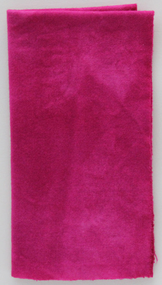 RASPBERY SORBET Hand Dyed Wool Fabric for Wool Applique and Rug Hooking