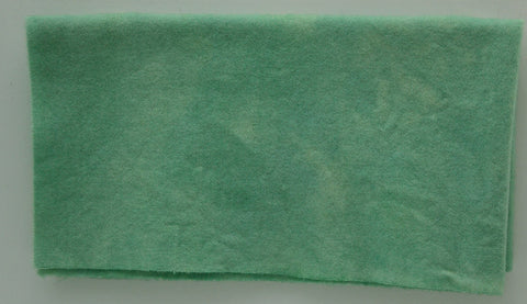 SPEARMINT Hand Dyed Felted Wool Fabric for Wool Applique and Rug Hooking