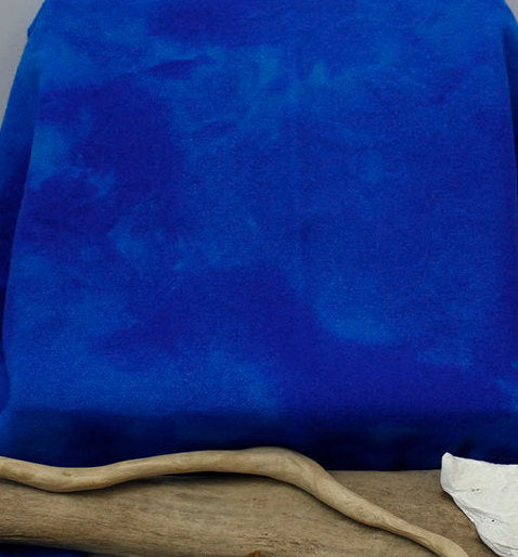 BRILLIANT BLUE Hand Dyed Wool Fabric for Wool Applique and Rug Hooking