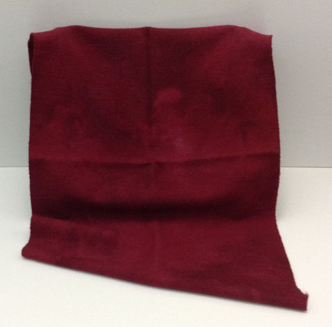 CAPE COD CRANBERRY Hand Dyed Felted Wool Fabric for Wool Applique and Rug Hooking