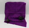 PURPLE Hand Dyed Felted Wool Fabric for Wool Applique and Rug Hooking