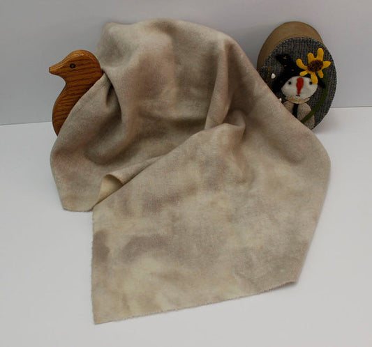 SAND DUNE Hand Dyed Wool Fabric for Wool Applique and Rug Hooking